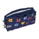 Estojo Escolar Triplo MICKEY Only One Azul | Ref. 248.812314744 Estojo Escolar Triplo MICKEY Only One Azul | Ref. 248.812314744