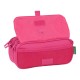 Estojo Escolar Triplo Compartimento Benetton RASPBERRY Fuschia | Ref. 248.842316710