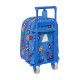 Mochila de Criança c/ Carro 27cm Spidey TEAM UP Azul | Ref. 248.642332280