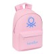 Mochila para Portátil 14.1” Benetton PINK Rosa | Ref. 248.642314819 Mochila para Portátil 14.1” Benetton PINK Rosa | Ref. 248.642314819