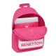 Mochila para Portátil 14.1” Benetton RASPBERRY Fuschia | Ref. 248.642316819 Mochila para Portátil 14.1” Benetton RASPBERRY Fuschia | Ref. 248.642316819