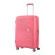 American Tourister Mala de Viagem Grande 77cm 4R Exp. SOUNDBOX Coral | Ref. 9232G00300