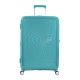 American Tourister Mala de Viagem Grande 77cm 4R Exp. SOUNDBOX Turquesa | Ref. 9232G00361