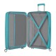 American Tourister Mala de Viagem Média 67cm 4R Exp. SOUNDBOX Turquesa | Ref. 9232G00261