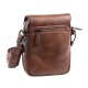 Bolsa de Tiracolo Pequena c/ Pala MATTIES Rustic Castanha | Ref. 132.4010180