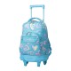 Mochila Escolar Compacta c/ Rodas Resma Totto 6JT Turquesa | Ref. 330.MA03ECO005V6JT