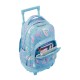 Mochila Escolar Compacta c/ Rodas Resma Totto 6JT Turquesa | Ref. 330.MA03ECO005V6JT