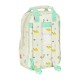 Mochila Pré-Escolar 28cm c/ Pegas Safta DINOSSAUROS Bege | Ref. 248.642392765 Mochila Pré-Escolar 28cm c/ Pegas Safta DINOSSAUROS Bege | Ref. 248.642392765