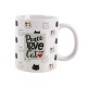 Caneca de Porcelana 295ml iTotal CAT Branca | Ref. 343.XL1890