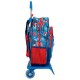 Mochila Escolar Adap. 38cm c/ Carro Spidey GO WEBS GO Azul | Ref. 186.28223T1