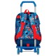 Mochila Escolar Adap. 38cm c/ Carro Spidey GO WEBS GO Azul | Ref. 186.28223T1