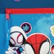 Mochila Escolar Adap. 38cm c/ Carro Spidey GO WEBS GO Azul | Ref. 186.28223T1