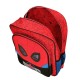 Mochila Escolar Adap. 38cm c/ Carro Spiderman PROTECTOR Vermelha | Ref. 186.28323T1
