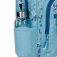 Mochila Escolar Júnior Adap. 38cm Movom WILD FLOWERS Azul | Ref. 186.27522D1