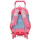Mochila Escolar Adap. 42cm 2C c/ Carro Enso LITTLE DREAMS Azul | Ref. 186.94926T1