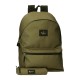 Mochila para Portátil + Estojo Pepe Jeans ARIS EVERGREEN Khaki Escuro | Ref. 186.63392C3