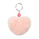 Porta-Chaves Enso Pompom Coração Rosa | Ref. 186.96102A6