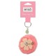 Porta-Chaves Enso Pompom Flor Rosa | Ref. 186.96102A5