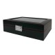 Caixa Protectora para 10 Relógios Retangular c/ Janela Preto/Vermelho | Ref. 338.10RJPV