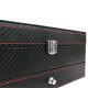Caixa Protectora para 4 Relógios c/ Guarda Jóias Preto/Vermelho | Ref. 338.4RJPV