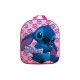 Mochila Pré-Escolar 3D c/ Luzes Stitch Rosa | Ref. 339.LIL23-1546