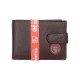 Carteira Pequena c/ Presilha RFID BENFICA 1186 Castanha | Ref. 254.SLB1186C