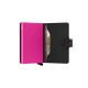 Secrid MINIWALLET Matte Black & Fuchsia | Ref. 297.MM-BF