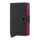Secrid MINIWALLET Matte Black & Fuchsia | Ref. 297.MM-BF