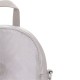 Mochila Pequena Conversível Kipling IVES MINI Smooth Silv Met | Ref. 187.40KI07460GA