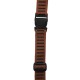 Cinta para Mala de Viagem 34mm Camel c/ Riscas Verdes | Ref. 79.01CAV
