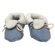 Decorpele Pantufas de Bebé em Pele de Ovelha N.º 16 Azul Bebé | Ref. 180.3-16AB