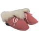 Pantufas de Bebé em Pele de Ovelha N.º 17 Decorpele Rosa | Ref. 180.3-17R