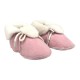 Decorpele Pantufas de Bebé em Pele de Ovelha N.º 16 Rosa Bebé | Ref. 180.3-16RB