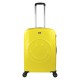 Mala de Viagem / Trolley Médio 68cm 4 Rodas Smiley Originals Amarelo/Preto | Ref. 237.18016002