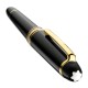 Caneta-tinteiro MONTBLANC (M) Meisterstück Classique Revestida Ouro Preta | Ref. 238.132464 Caneta-tinteiro MONTBLANC (M) Meisterstück Classique Revestida Ouro Preta | Ref. 238.132464
