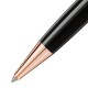 Ballpoint MONTBLANC Meisterstück Classique Revestida Rose Gold Preta | Ref. 238.132488