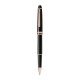 Rollerball MONTBLANC Meisterstück Classique Revestida Rose Gold Preta | Ref. 238.132487