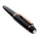 Rollerball MONTBLANC Meisterstück Classique Revestida Rose Gold Preta | Ref. 238.132487