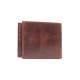 Carteira Documentos c/ P. Moedas e Mola RFID DIPELLE 1803 Castanha | Ref. 254.DP1803C