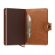 Carteira SECRID Premium Miniwallet Emboss Lines Cognac | Ref. 297.MEL-C