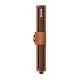 Carteira SECRID Premium Miniwallet Emboss Lines Cognac | Ref. 297.MEL-C