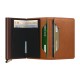 Carteira SECRID Premium Slimwallet Emboss Lines Cognac | Ref. 297.SEL-C