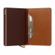 Carteira SECRID Premium Slimwallet Emboss Lines Cognac | Ref. 297.SEL-C