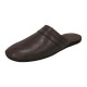 Chinelos de Quarto em Pele JOSEPH LOUIS Castanho Tamanho 43 | Ref. 318.2134C43