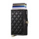 Carteira SECRID Premium Twinwallet Emboss Diamond Black | Ref. 297.TED-B