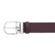 Cinto Clássico de Couro MONTBLANC Reversível 35mm Preto/Bordô | Ref. 238.131176