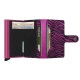 SECRID Miniwallet Zebra Fuchsia | Ref. 297.MZE-F