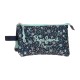 Estojo Escolar Triplo PEPE JEANS Alenka Azul Marinho | Ref. 186.6714321