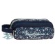 Estojo Escolar 5 Compartimentos PEPE JEANS Alenka Azul Marinho | Ref. 186.6714521