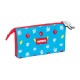 Estojo Escolar Triplo MICKEY Fantastic Azul/Vermelho | Ref. 248.812333744 Estojo Escolar Triplo MICKEY Fantastic Azul/Vermelho | Ref. 248.812333744